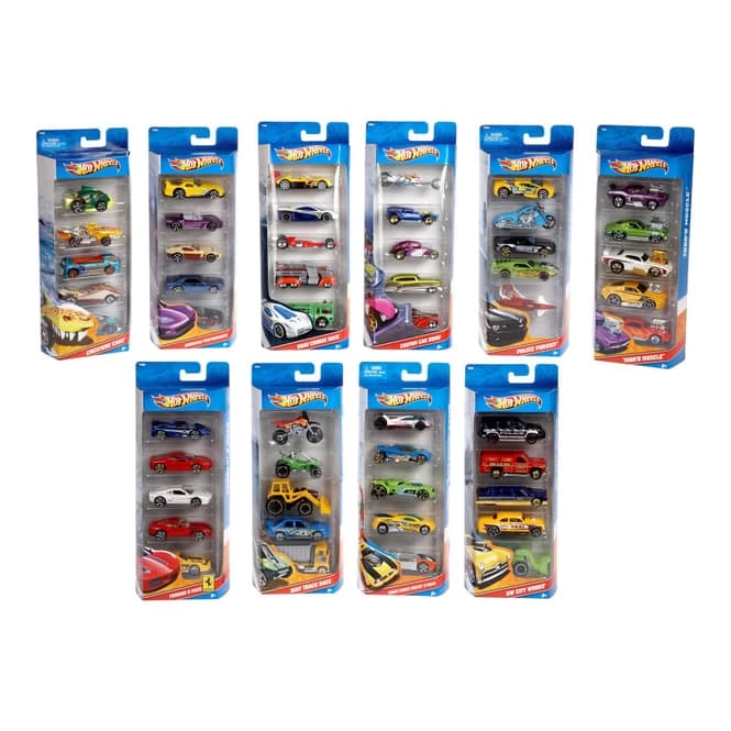MATTEL Hot Wheels, 5er Geschenkset Sortiment , 1806-0 3 MATTEL Hot Wheels, 5er Geschenkset Sortiment , 1806-0