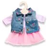 Puppen Tüllkleid Mit Jeansweste - Größe 28 Bis 35 Cm 2 Puppen Tüllkleid Mit Jeansweste - Größe 28 Bis 35 Cm -Spielparadies Verkauf 1550 2550