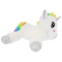 Besttoy - Plüsch Einhorn - Silber - Liegend