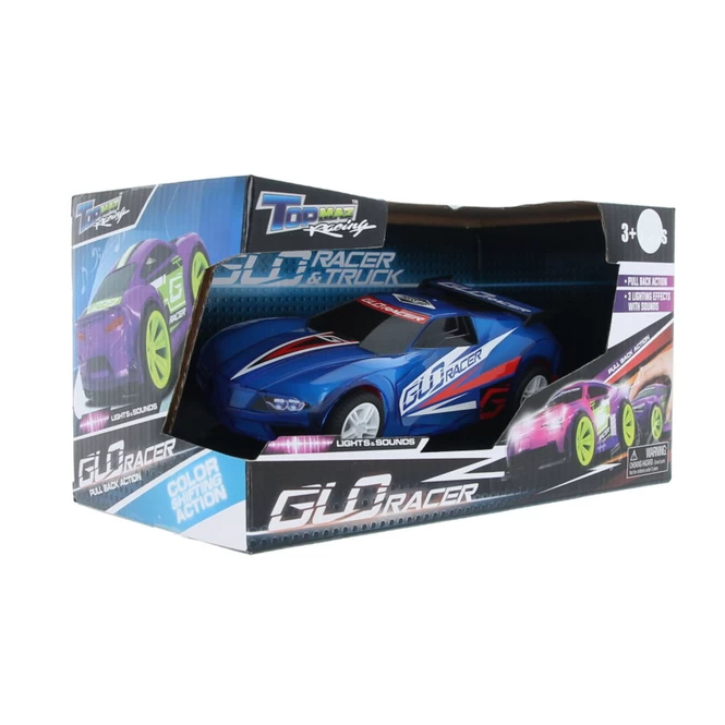 Glo Racer - Modellfahrzeug - Mit Rückzugsmotor - 1 Stück 3 Glo Racer - Modellfahrzeug - Mit Rückzugsmotor - 1 Stück