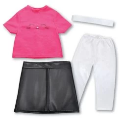 Besttoy - Puppenkleidung Für Josy - Lederrock