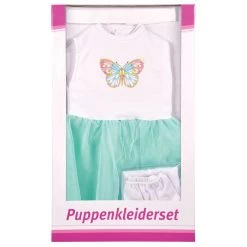 Besttoy - Puppenkleidung Für Josy - Schmetterling -Spielparadies Verkauf 223065 4016096396442 besttoy laufpuppe kleidung schmetterling mint 03