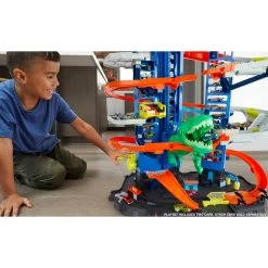 MATTEL Hot Wheels - Megacity Parkgarage -Spielparadies Verkauf 223286 887961813425 mattel hw rennbahn hw ultimate garage 03