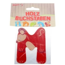Besttoy - Holzbuchstabe - M - Rot