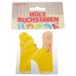 Besttoy - Holzbuchstabe - N - Gelb