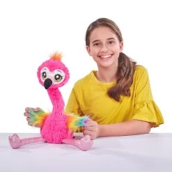 Zuru Pets Alive - Plüsch-Flamingo Frankie -Spielparadies Verkauf 225425 4894680013957 zuru petsalive flamingo frankie 04