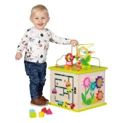 Besttoy - Activity-Würfel - Aus Holz - Ca. 35 X 35 X 54 Cm -Spielparadies Verkauf 225974 4016096405366 besttoy activity wuerfel 17