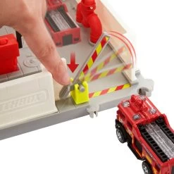 MATTEL Matchbox - Spielset - Feuerwache -Spielparadies Verkauf 226554 887961986457 matchbox spielset feuerwache 05