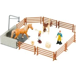 Besttoy - Pferde Set Mit Zaun Und Zubehör