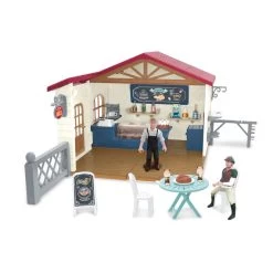 Besttoy - Reitercafe Spielset -Spielparadies Verkauf 227896 4016096406813 besttoy reitercafe haus vorne