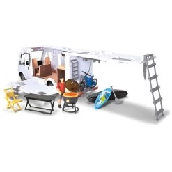 Dickie Hymer Camping Van Mit Zubehör - Camper Set -Spielparadies Verkauf 231258 4006333075377 camper set dickie