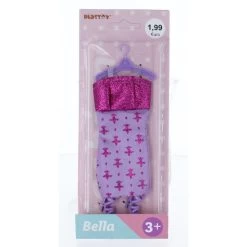 Besttoy - Modepuppenkleid - Cocktailkleid - Lila-Pink