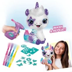 Airbrush Plüsch Einhorn - Style 4 Ever -Spielparadies Verkauf 234277 3555801287411 canal toys spray art pluesch 3