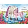 Besttoy - Glitzermosaik Bastelset - Pferd Mit Fohlen -Spielparadies Verkauf 238367 4016096434830 besttoy glitzermosaik pferd mit fohlen