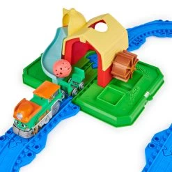 SPIN MASTER Mighty Express - Farmbahnhof Spielset Mit Farm-Frieda -Spielparadies Verkauf 242078 778988360002 spin master mighty express bahnhof 03