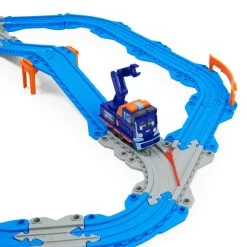 SPIN MASTER Mighty Express - Schienen Set Mit Push-and-Go Zug Mechaniker Milo -Spielparadies Verkauf 242080 778988359761 spin master mighty express train track 04