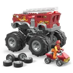MATTEL MEGA Hot Wheels - 5 Alarm Monster Truck & Feuerwehrfahrzeug -Spielparadies Verkauf 242505 194735064441 mattel truck feuerwehrfahrzeug 01