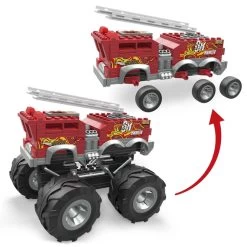 MATTEL MEGA Hot Wheels - 5 Alarm Monster Truck & Feuerwehrfahrzeug -Spielparadies Verkauf 242505 194735064441 mattel truck feuerwehrfahrzeug 03