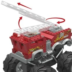MATTEL MEGA Hot Wheels - 5 Alarm Monster Truck & Feuerwehrfahrzeug -Spielparadies Verkauf 242505 194735064441 mattel truck feuerwehrfahrzeug 04