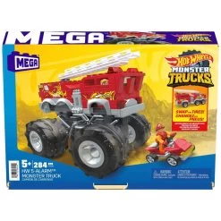 MATTEL MEGA Hot Wheels - 5 Alarm Monster Truck & Feuerwehrfahrzeug -Spielparadies Verkauf 242505 194735064441 mattel truck feuerwehrfahrzeug 06
