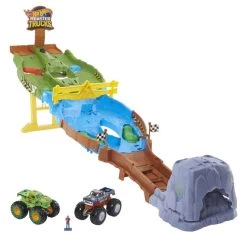 MATTEL Hot Wheels Monster Trucks - Wettkampf Rennstrecke 13 MATTEL Hot Wheels Monster Trucks - Wettkampf Rennstrecke -Spielparadies Verkauf 242509 194735058082 mattel wettkampf rennstrecke 01