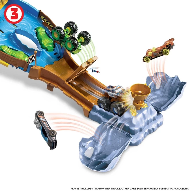 MATTEL Hot Wheels Monster Trucks - Wettkampf Rennstrecke 3 MATTEL Hot Wheels Monster Trucks - Wettkampf Rennstrecke