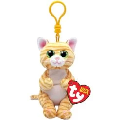 Ty Beanie Bellie Clips - Schlüsselanhänger Katze Mango - Ca. 9,5 Cm