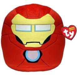 Marvel - Ty Squishy Beanies - Plüsch Kissen Iron Man - Ca. 31 Cm