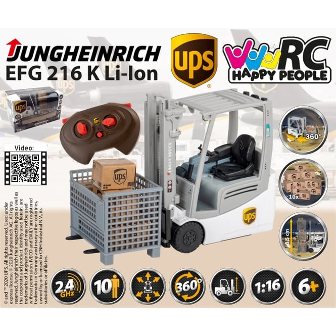 Happy People RC Gabelstapler - UPS 3 Happy People RC Gabelstapler - UPS