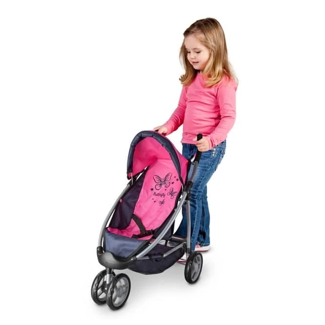 Puppen Jogger - Butterfly - Besttoy 3 Puppen Jogger - Butterfly - Besttoy