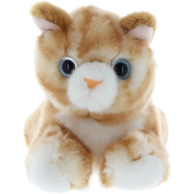 Besttoy - Plüsch-Katze - Beige - Liegend 3 Besttoy - Plüsch-Katze - Beige - Liegend