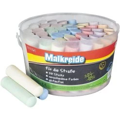 Straßenmalkreide - 50 Sticks - Bunt -Spielparadies Verkauf 4016096375836 strasssenmalkreide 05