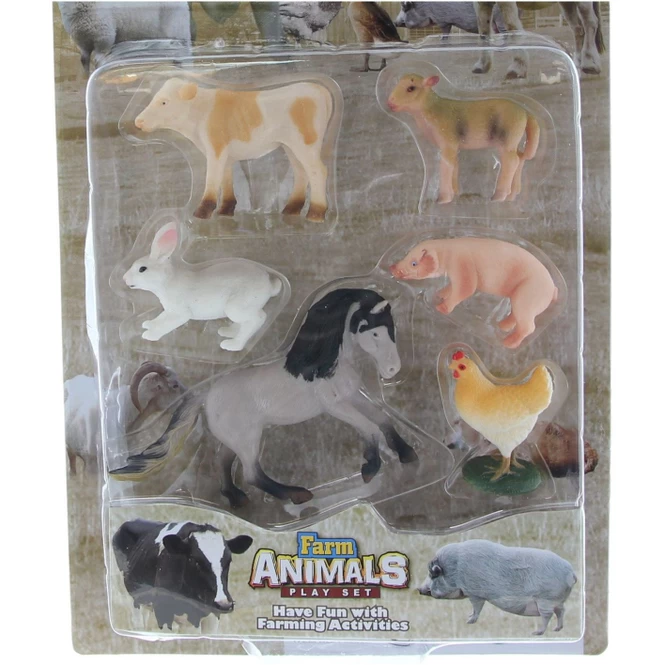 Besttoy - Farmtiere Spielset - 6 Figuren 4 Besttoy - Farmtiere Spielset - 6 Figuren – Bild 2