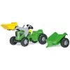 ROLLY TOYS Trettraktor Mit Anhänger Und Frontlader - RollyKiddy Futura -Spielparadies Verkauf 630035 rgb