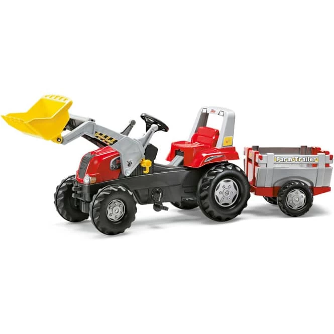 ROLLY TOYS Trettraktor Mit Frontlader - RollyJunior RT - Rot 3 ROLLY TOYS Trettraktor Mit Frontlader - RollyJunior RT - Rot