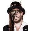 Maske - Steampunk - Für Erwachsene - 17 X 13 Cm 1 Maske - Steampunk - Für Erwachsene - 17 X 13 Cm -Spielparadies Verkauf maske1